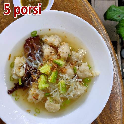 

Pempek sari - paket Tekwan tenggiri Frozen 5 PORSI