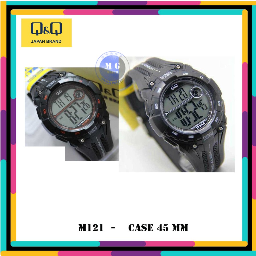 Jam Tangan Pria Original QQ Q&Q M121 M 121 DIGITAL SPORT MURAH