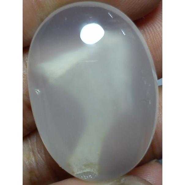 akik siwalan kristal susup dalam motif terompet combong atas bawah