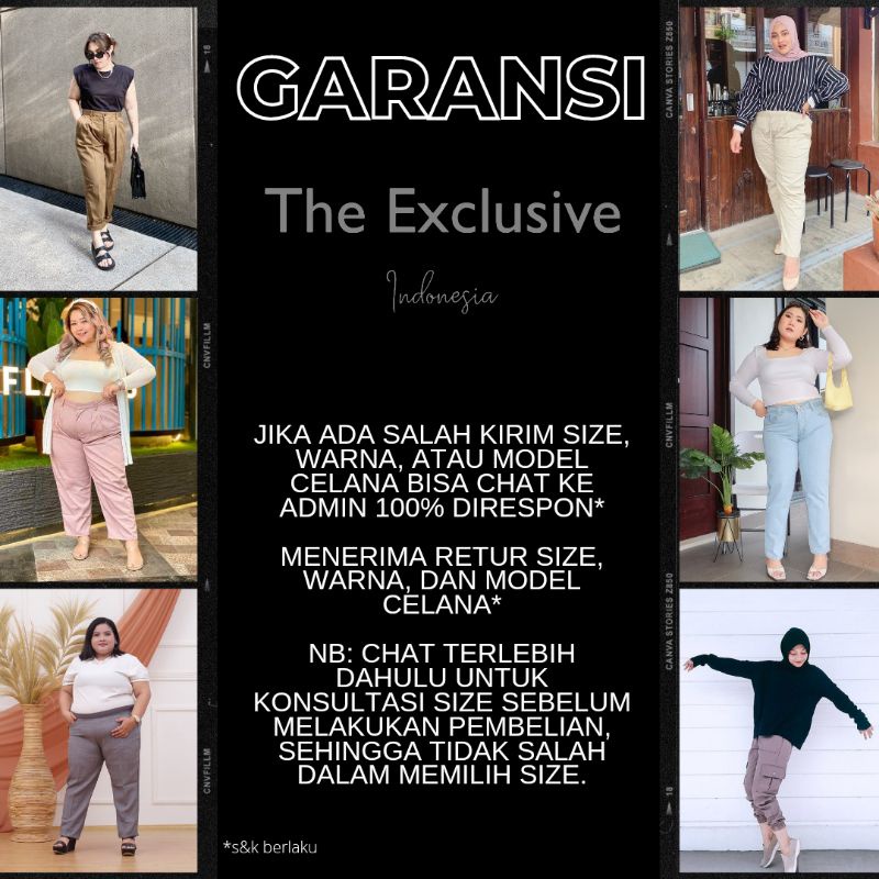 JUMBO BAGGY PANTS BB 57 - 90 KG / CELANA WANITA / CELANA KERJA BIG SIZE / CELANA PANJANG WANITA JUMBO BAGGY PANTS JUMBO PREMIUM BB 55 KG - 90 KG CELANA KERJA WANITA JUMBO CELANA KANTOR WANITA JUMBO