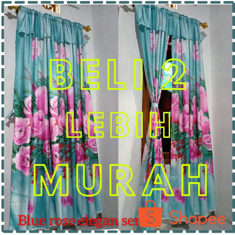 Gorden Jendela Kamar Tidur Bahan Katun Polymicro Halus dan Tebal Ukuran 100 x 200 cm