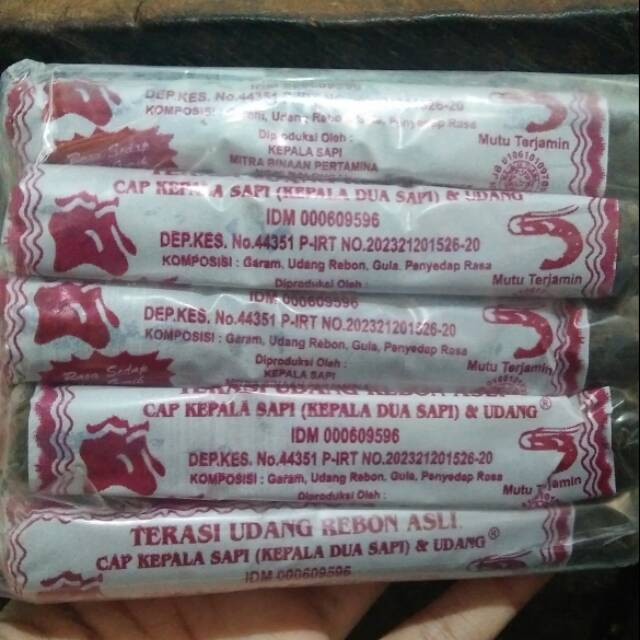 

Trasi cap kepala sapi ( isi 5 pcs )