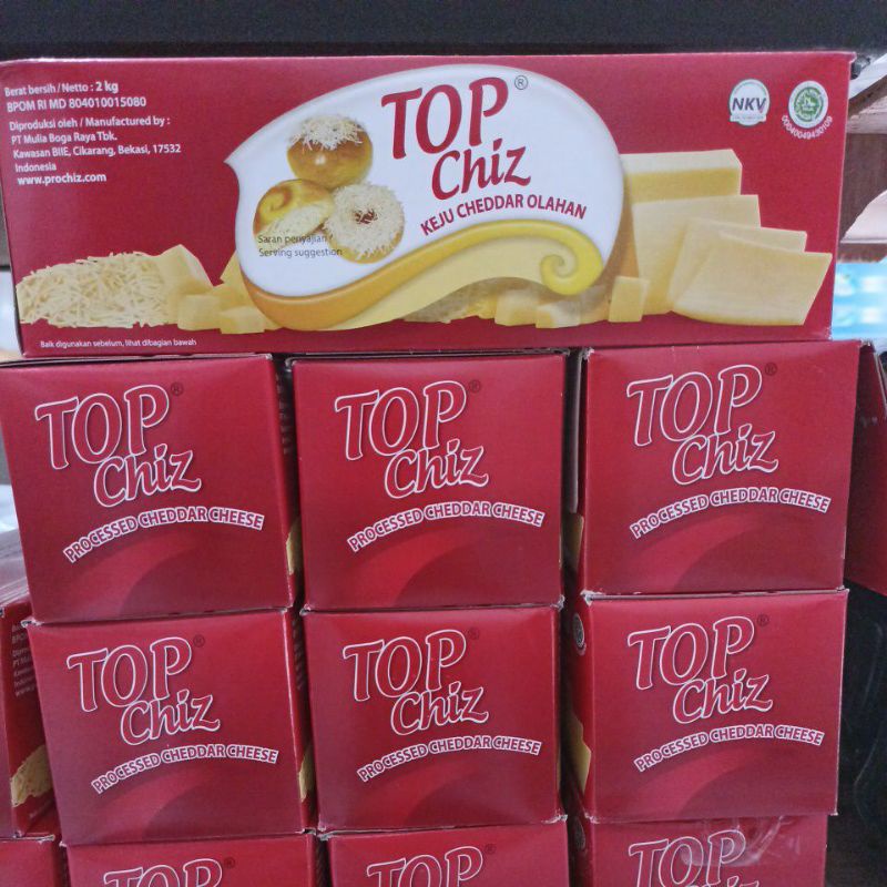 

TOP CHIZ 2KG / KEJU TOPCHIZ CHEDDAR BLOK 2KG