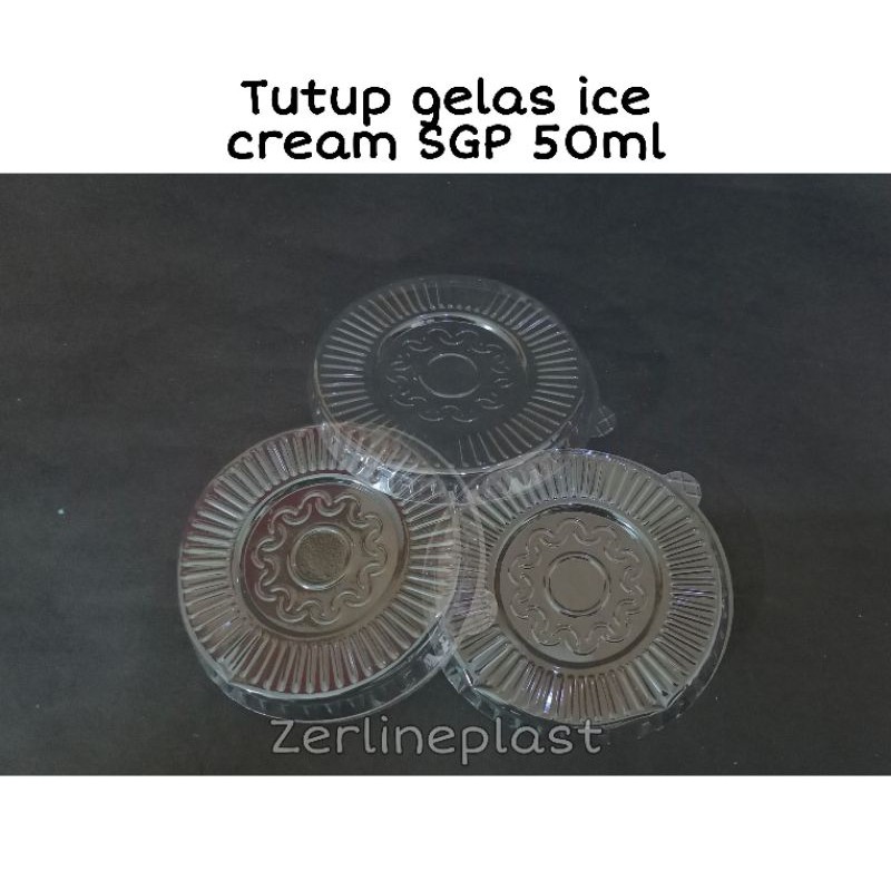 Tutup gelas ICE CREAM SGP BENING