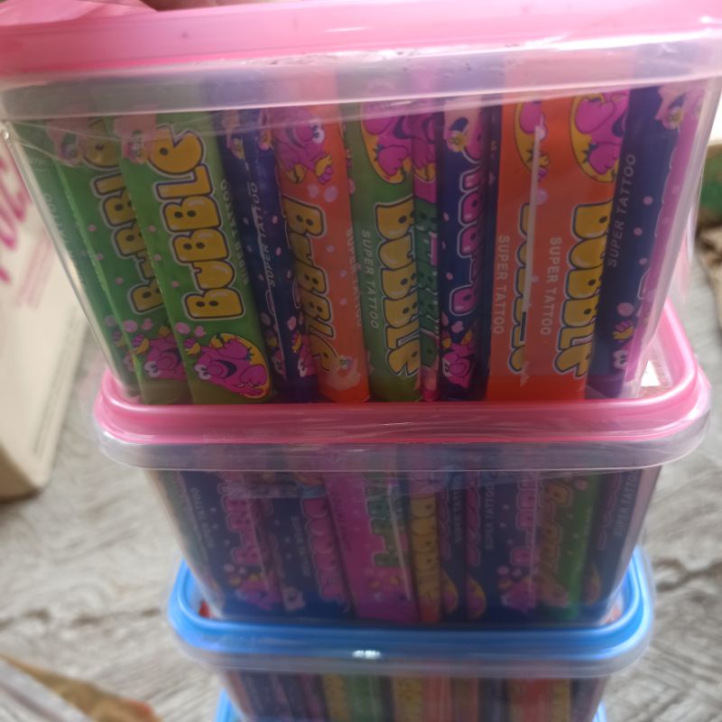 

Permen Karet Fruity Bubble Gum Toples Isi 100 Pcs