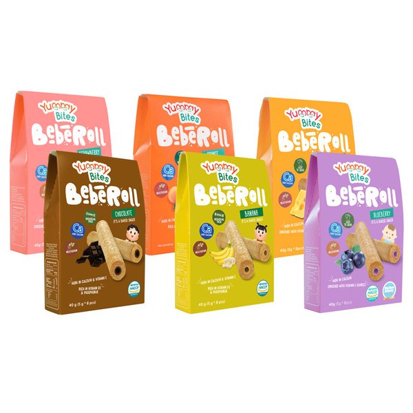 Yummy Bites Bebe Roll 40g 40gram 40 gram g beberoll snack baby bayi