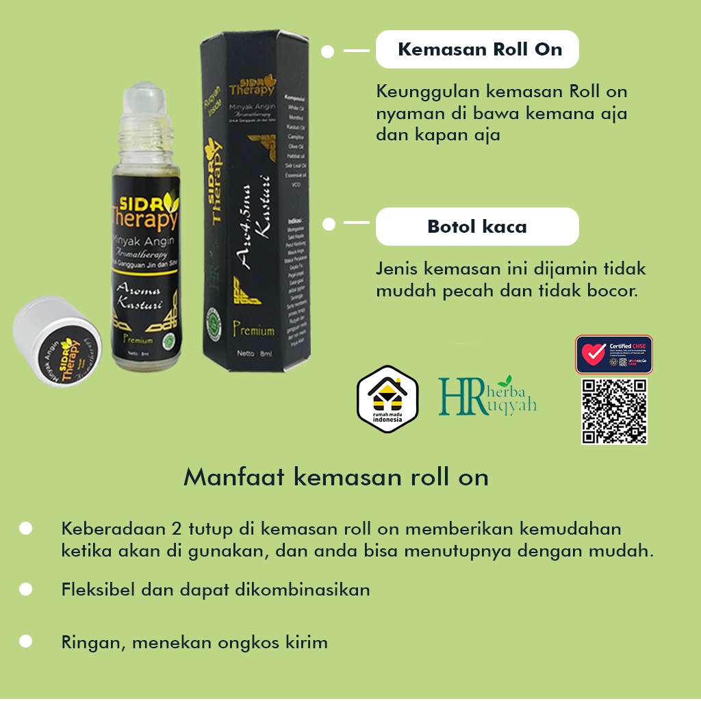 Sidr Care Minyak Aromaterapi Bidara Oil Aromatherapy Minyak Angin Perawatan Tubuh Freshcare Aroma Terapi Murah Original Premium - Sidr Theraphy