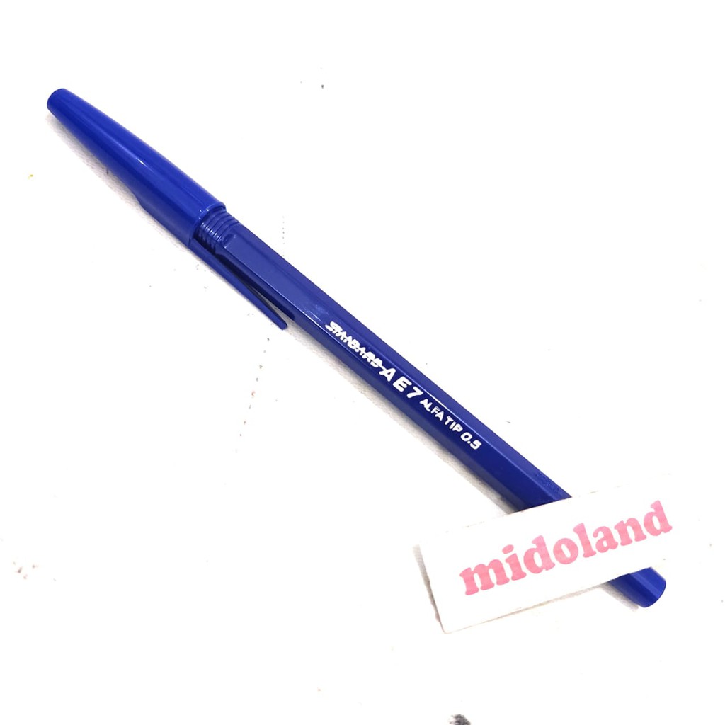 

Pulpen Ballpoint Standard AE7 Alfa Tip 0.5 MIDOLAND