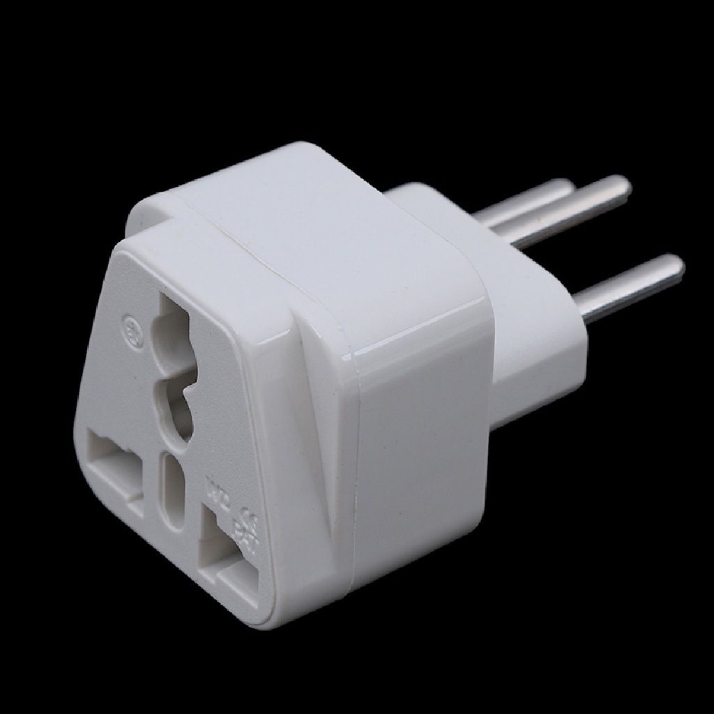 // justenjoyingg.id // Universal UK/US/EU to Switzerland Swiss AC power plug travel adapter converters ~