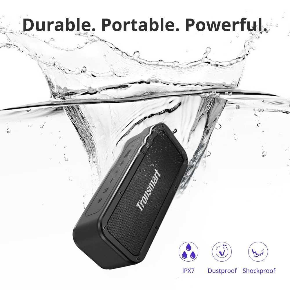 Tronsmart Element Force Bluetooth Speaker IPX7 Waterproof 40W [Hitam]
