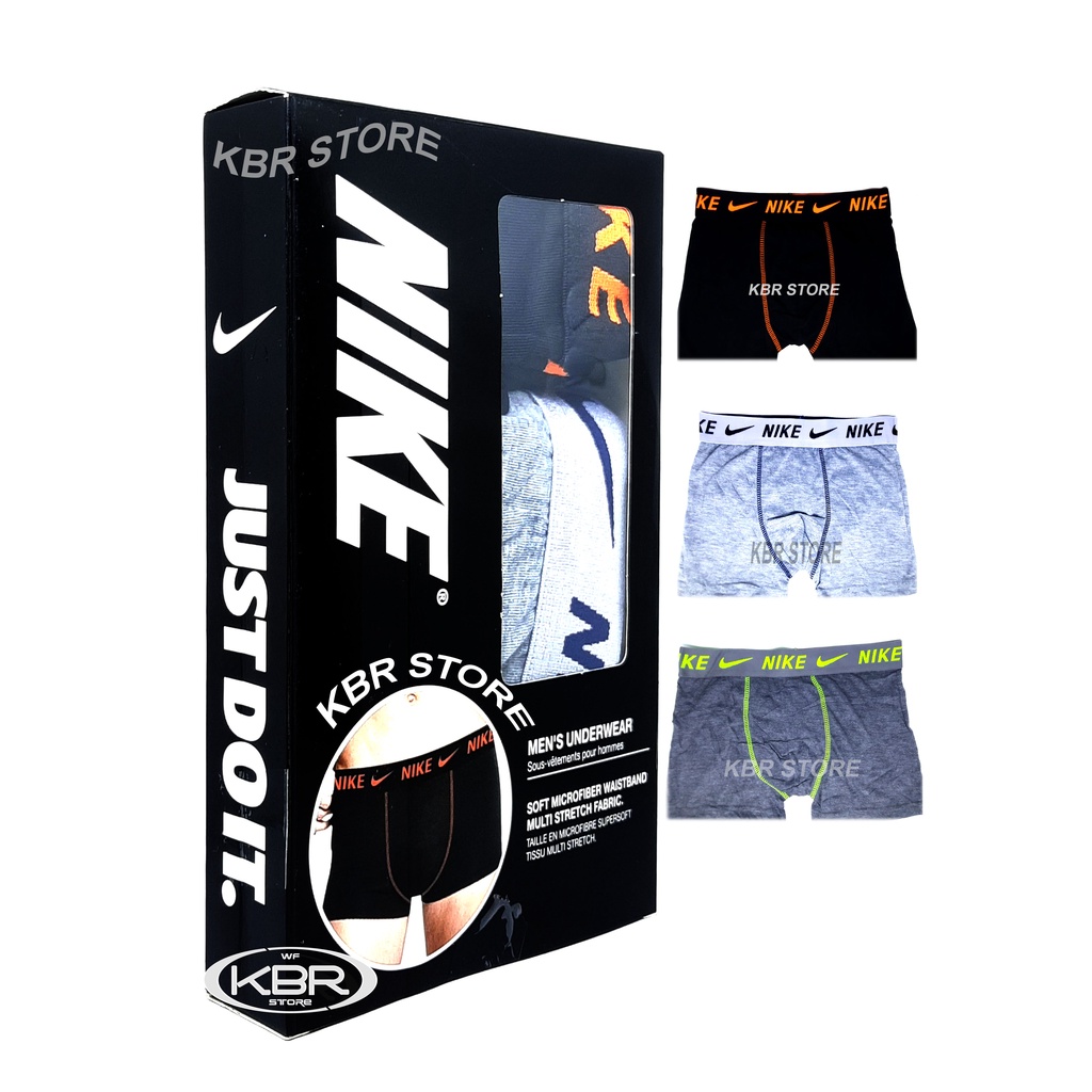 WF STORE 3 PCS celana dalam pria/celana boxer pria/kolor pria/celana pendek pria