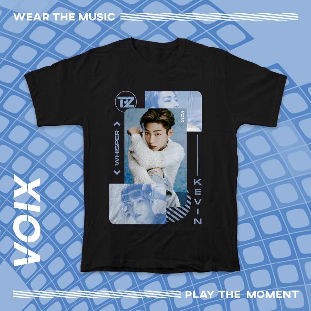 Kaos Kpop The Boyz "Whisper" Tee - | Kevin | New | Q | Juhaknyeon | Sunwoo