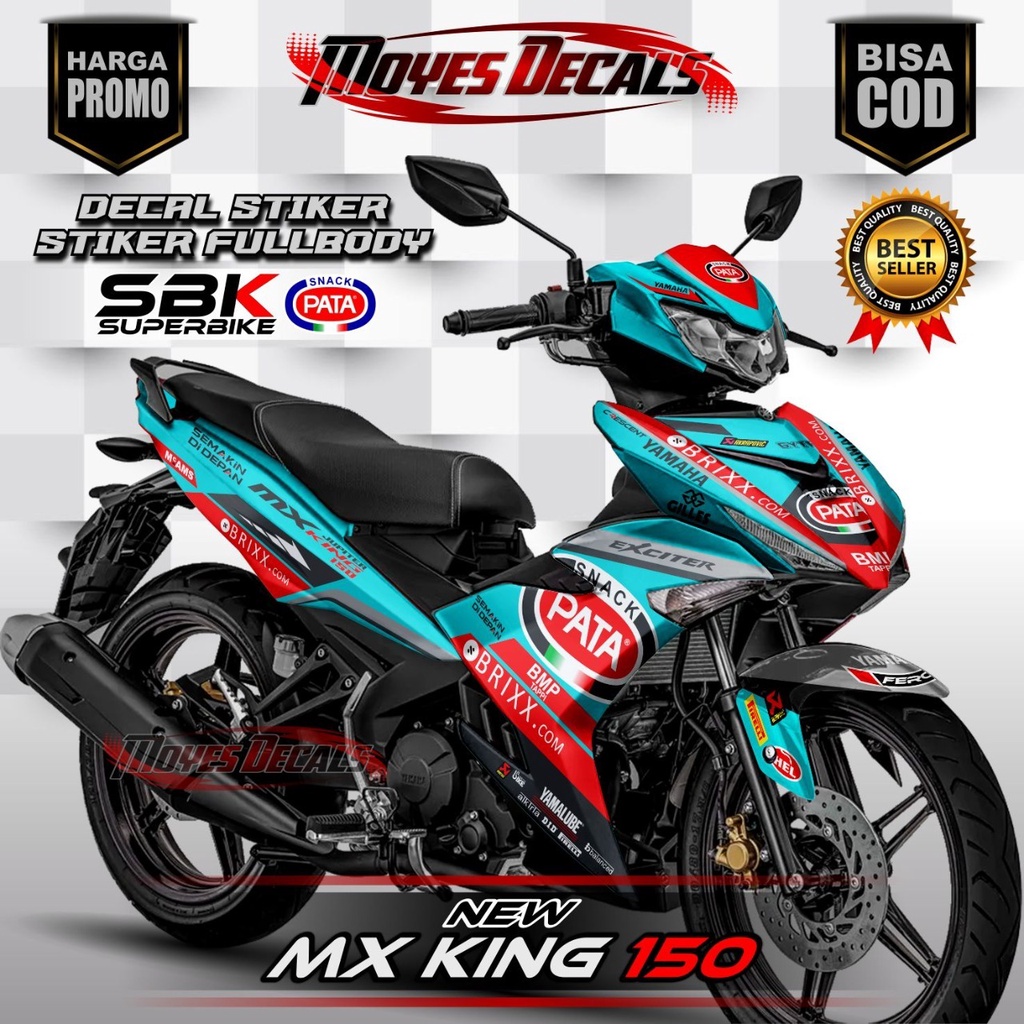 Decal Sticker jupiter mx king, Striping jupiter mx king , Sticker Motor jupiter mx king PATA Moto3 K