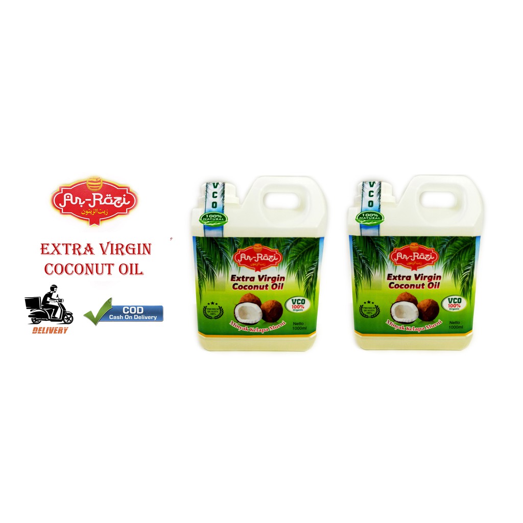 

VCO Paket 2 Minyak Virgin Coconut oil Ar-Roji 1000ML ( Minyak Kelapa Murni )