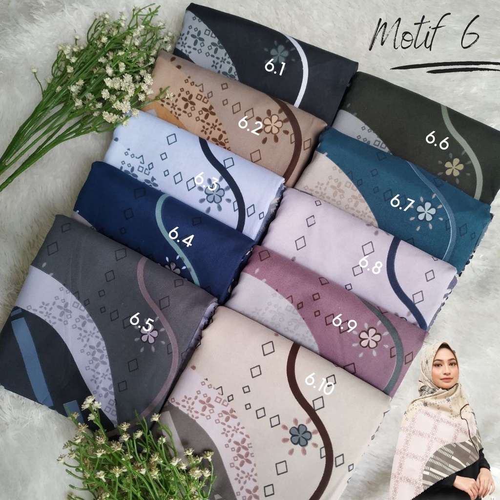 VOAL MIRACLE SYARI MOTIF LC BY UMAMA HIJAB SYARI SEGI EMPAT-motif 6