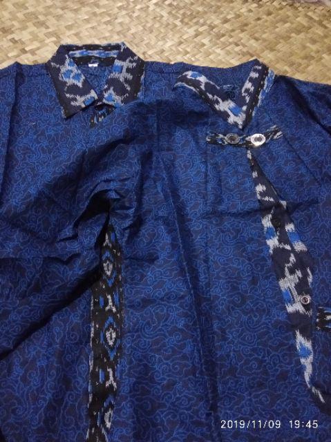 Maura Couple - Sania Ruffle Batik Couple Ori Ndoro Garansi Termurah Shopee Merak - Wsa04