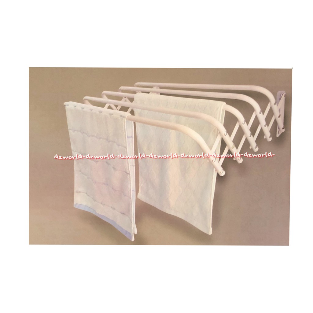 Krisbow Towel Rack Rak Gantung Handuk 60cm Rak Handuk Lipat