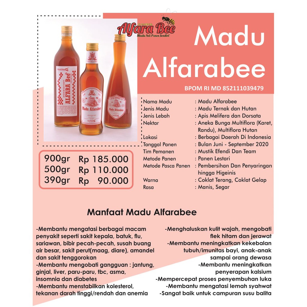 

MADU ALFARA BEE 500gram