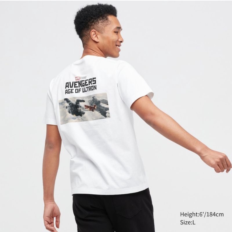 UNIQLO - The Marvel Studio The Infinity Saga Short Sleeve UT, White