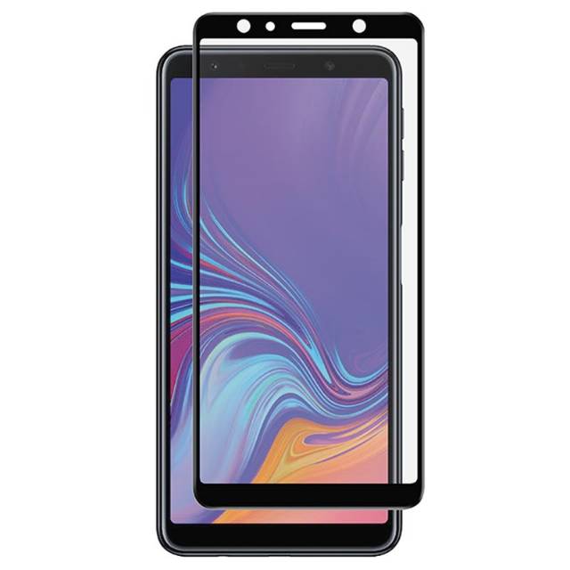 Premium glass samsung a7 2018 tempered glass full cover