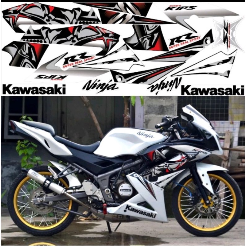 STRIP/STIKER NINJA RR SE 2013 PUTIH