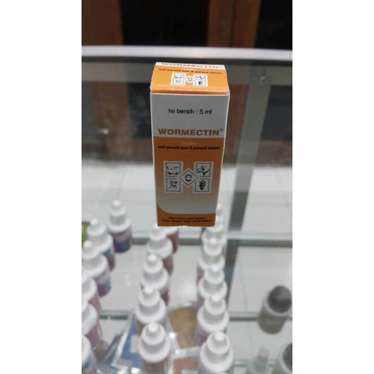 Wormectin 5 Ml Obat Skabies Gudik Gatal Kelinci Kucing Anjing dan Bonus Suntikan 1 buah