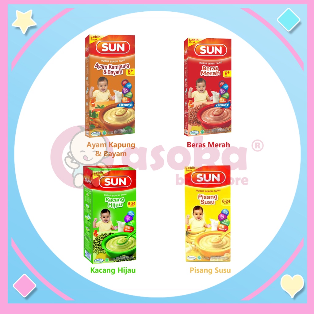 Sun Bubur Bayi 16+ Bulan Kemasan Box 120 gr ASOKA