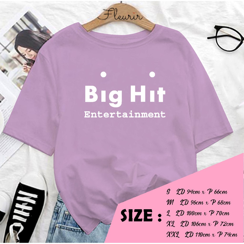FLEURIR - KAOS BIG HIT  WANITA DEWASA LENGAN PENDEK TEE UNISEX