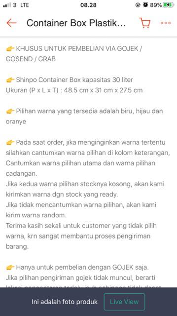 Container Box Plastik Shinpo Sip 110 Spark Container Cb30