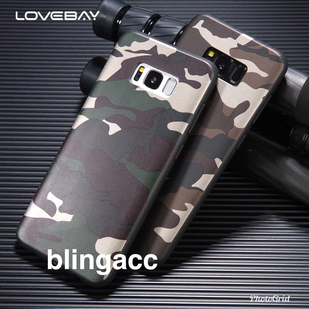 Soft Case Army Samsung A7 A9 A8 2018 S10 J4 J6 A6 Plus S9 Note 8 Pro A70 A50 A30S A50S M10 M20