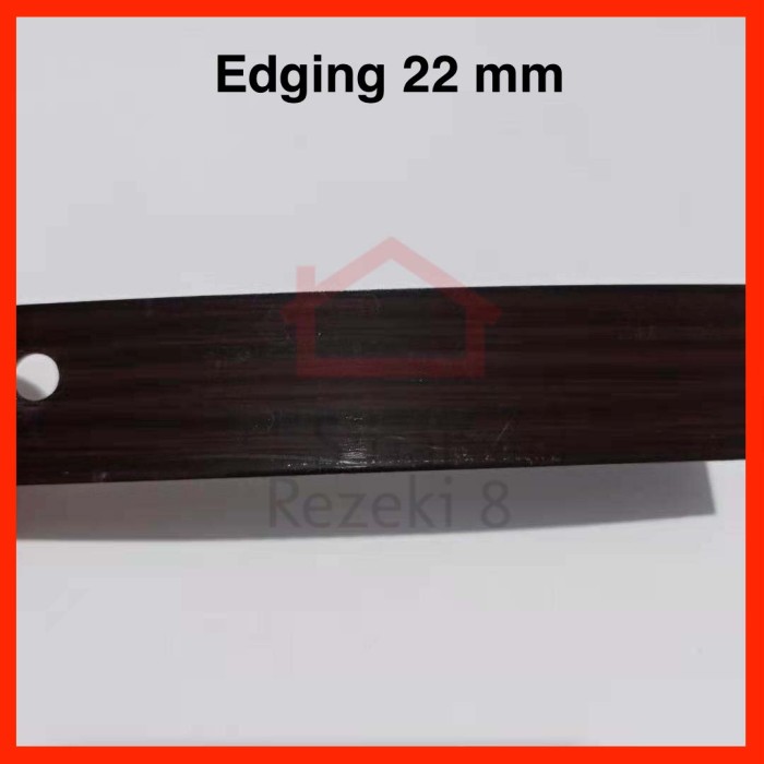 Edging HPL 2347 22 mm COKLAT TUA Serat Urat Kayu Woodgrain taco PVC