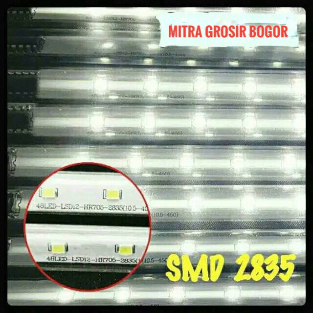 Meteor LED White/Putih SMD 2835 (8 Batang) Panjang 50 cm