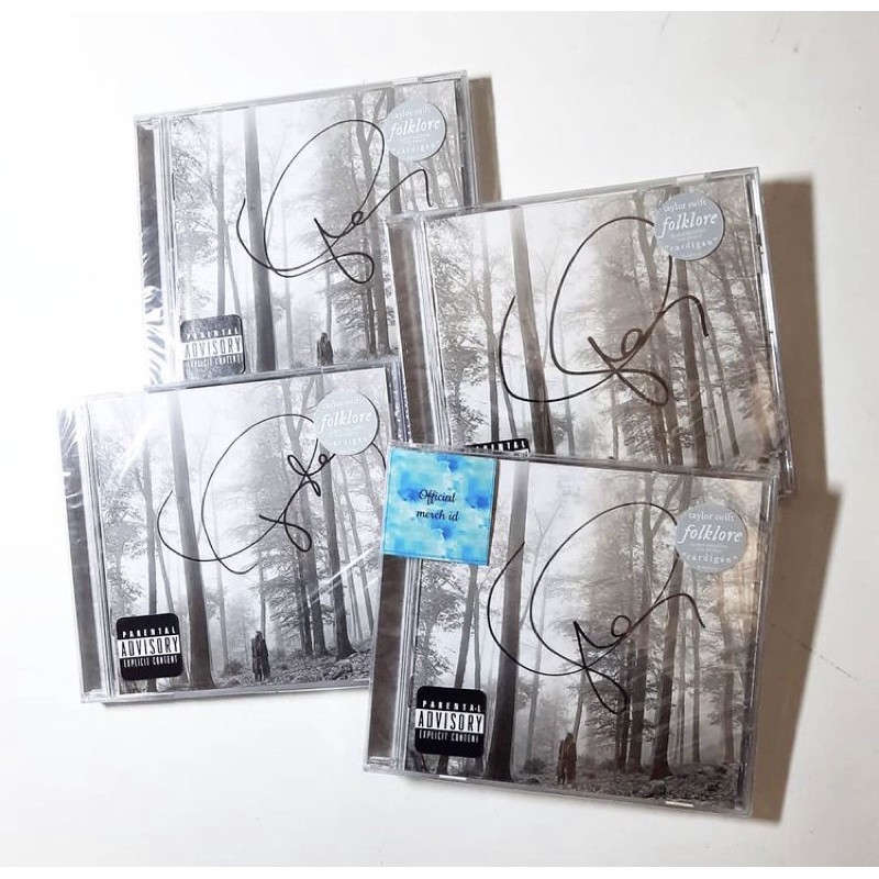 READYSTOCK LAST STOCK taylor swift folklore cd album signed limited edition tanda tangan fearless