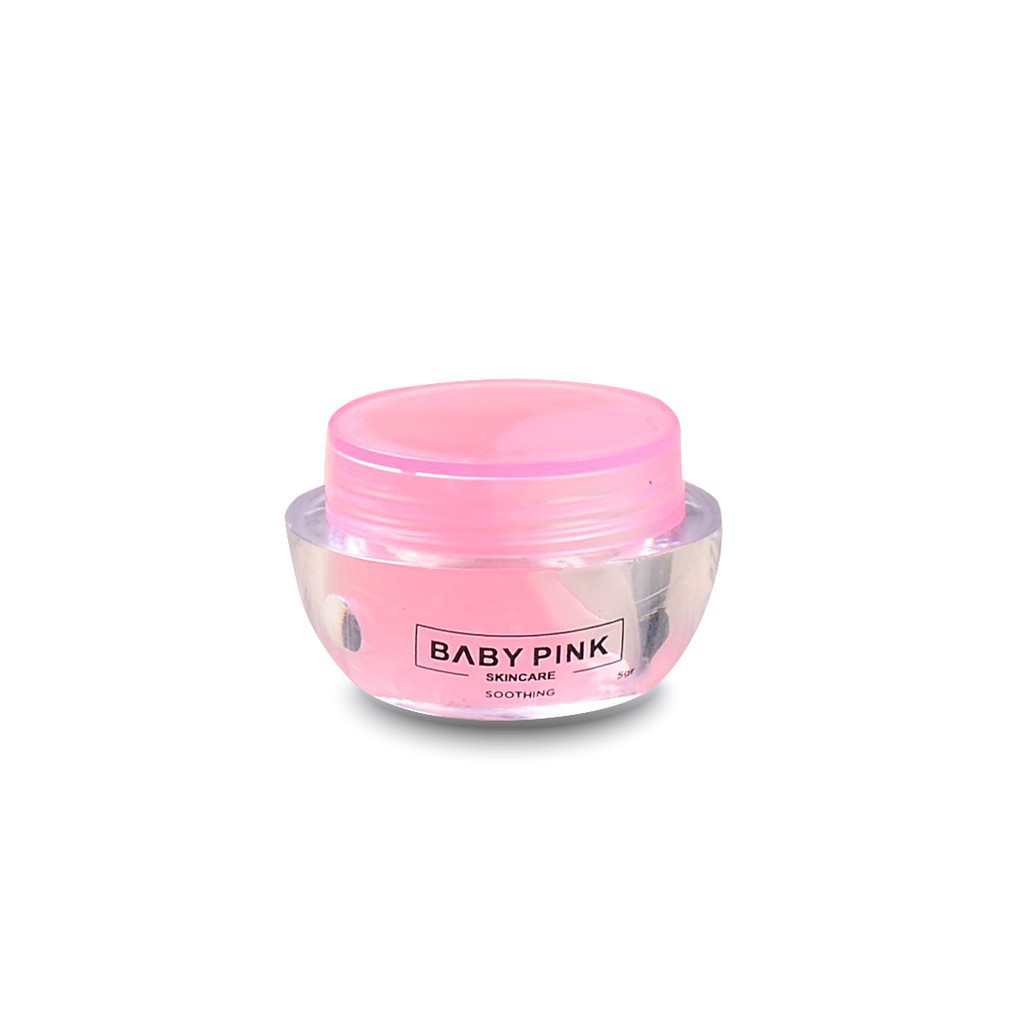 Baby Pink Soothing Gel &amp; Baby Lip Berry Addict Baby Pink Skincare Aman Original BPOM