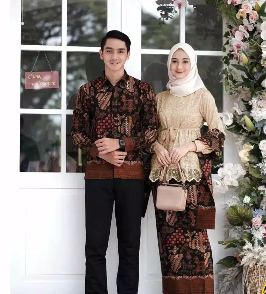 Maura Couple - Sania Ruffle Batik Couple Ori Ndoro Jowi Dnt Garansi Termurah Shopee - Couple Aisya
