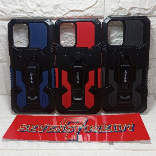 (7)-Redmi Note 10/Redmi Note 10S Hardcase Case I-Crystal Standing Robot