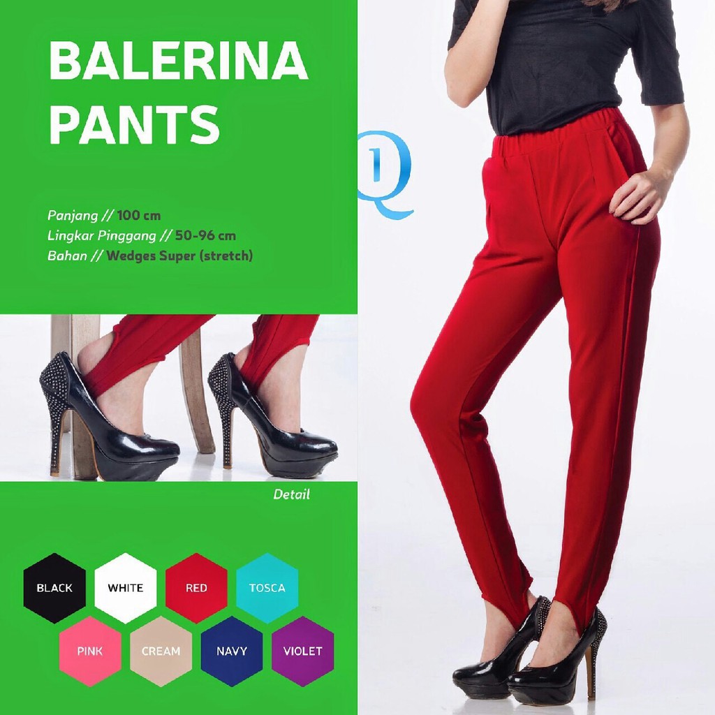 JANE COLLECTION || [ READY STOCK ] Celana Melar Balerina Pants