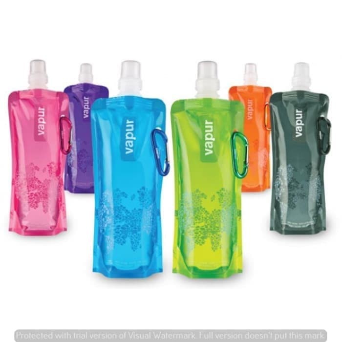 Vapur Botol air minum lipat anti tumpah foldable bottle Vapur Botol air minum lipat anti tumpah foldable bottle