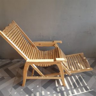  Kursi  Santai  Ayun  Pantai Furniture Minimalis Kayu  Jati 