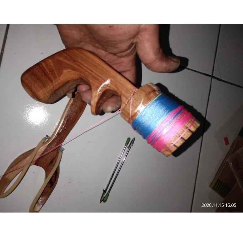 [PROMO 0ED56] gulungan ketapel ikan satu set Murah