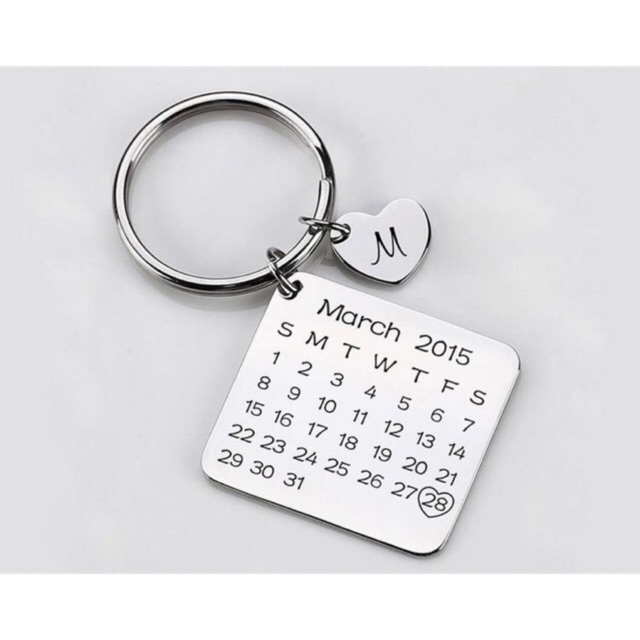 

Calendar keychain / gantungan kunci kalender