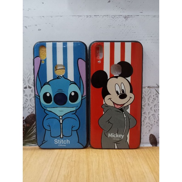 Softcase Gambar+Temperglass Vivo V11