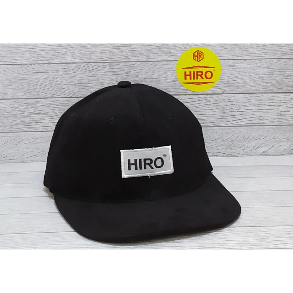 [COD]Topi Distro Pria/Topi Snapback Bordir HIRO Original New Model/Topi Distro Keren