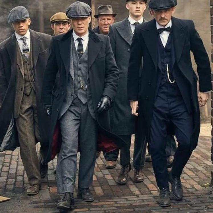 Barang Pilihan.. jaket blazer pria jubah panjang peaky blinders kren jubah gankter peaky blinders