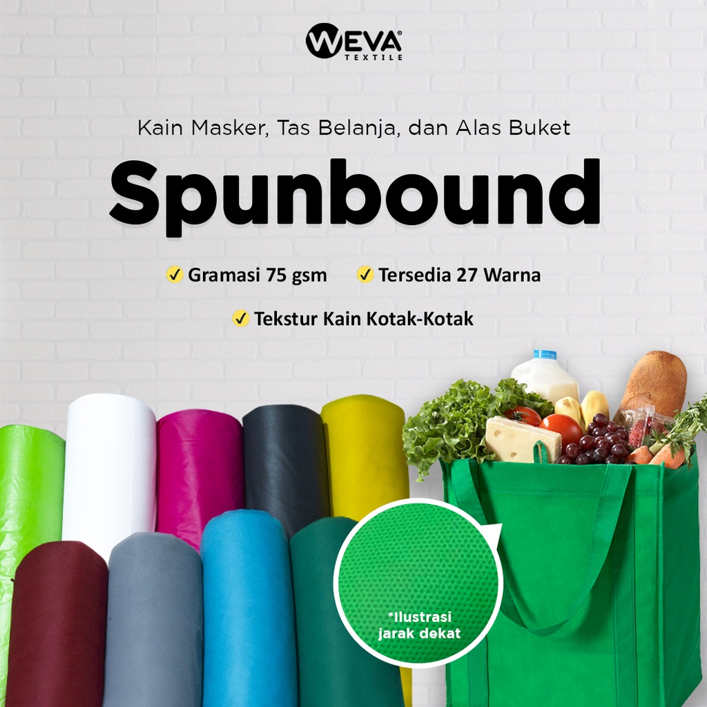 

Bahan Kain Spunbond - Bahan Kain Tote bag Weva Textile