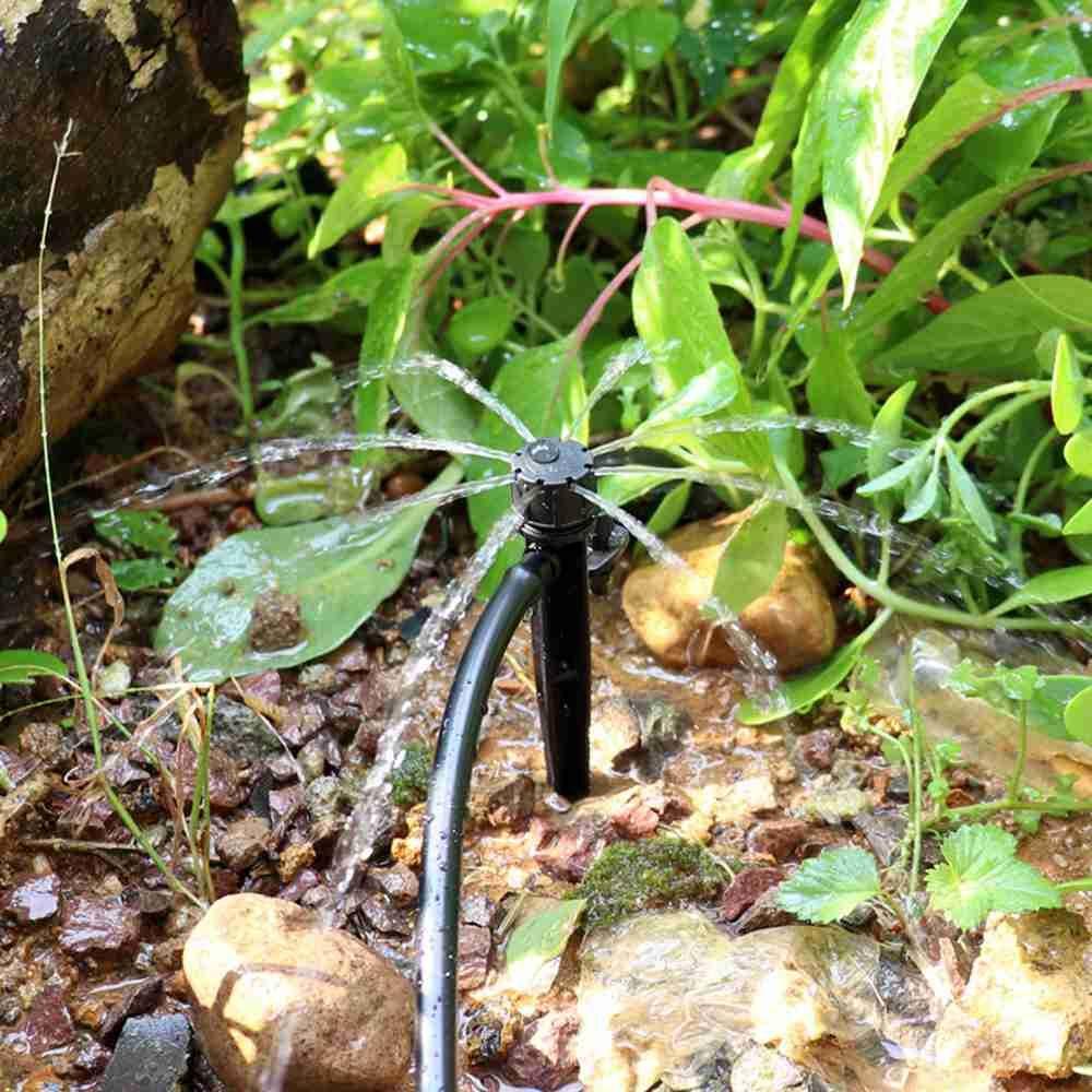 Nanas 50PCS Misting Nozzle Perlengkapan Berkebun Penyiraman Otomatis Dengan Plunger Irigasi Taman