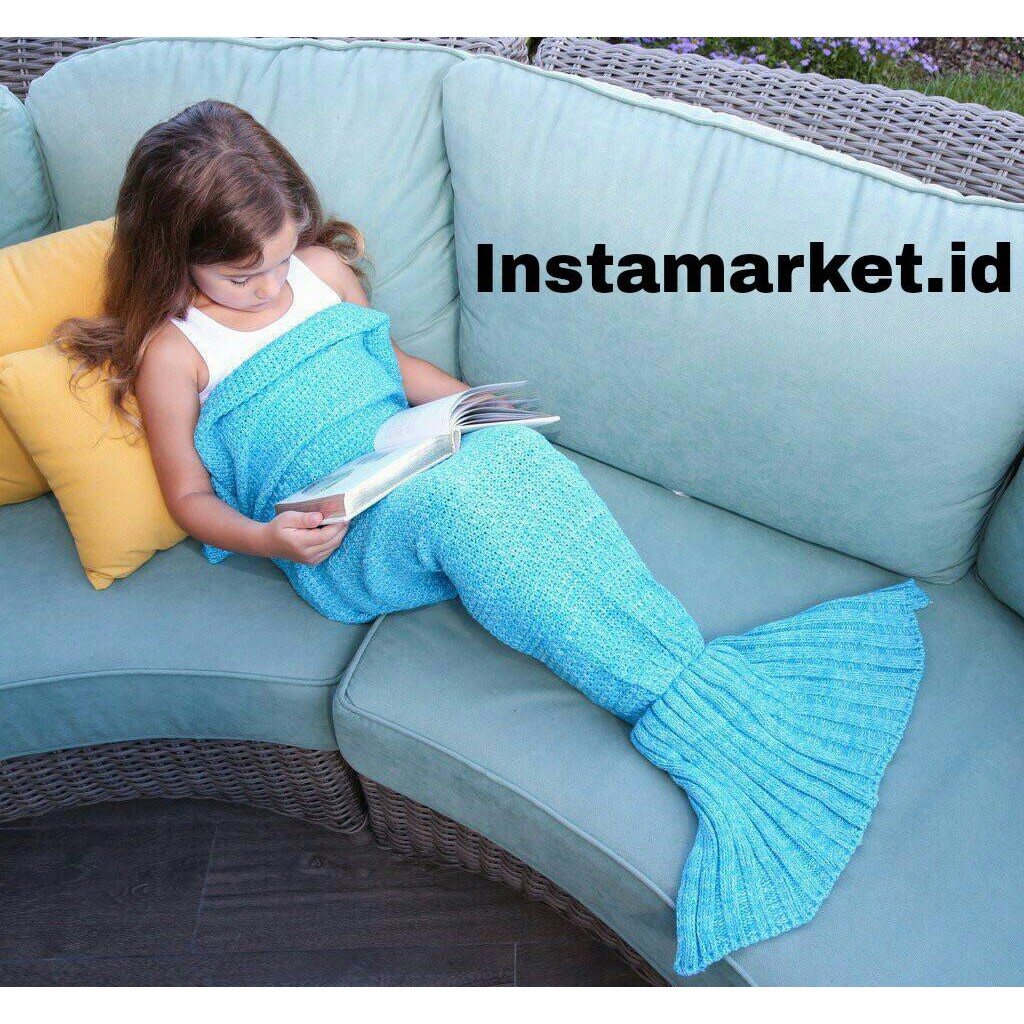 Best Seller Blanket Mermaid Tail Selimut Mermaid Shopee Indonesia