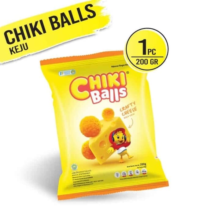 

Instant-Camilan- Chiki Balls Rasa Keju Kemasan 200Gr -Camilan-Instant.