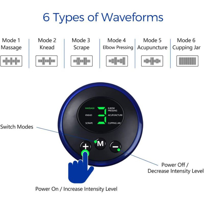 EMS Foot Massager Pad Alat Pijat Kaki  Akupuntur Kaki Elektrik Rechargeable