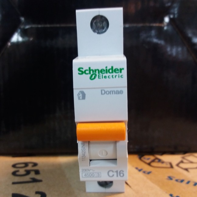 Schneider MCB Domae 1P 2A, 4A, 6A, 10A, 16A, 20A, 25A, 32A, 40A (beberapa sudah NEW DOMAE)